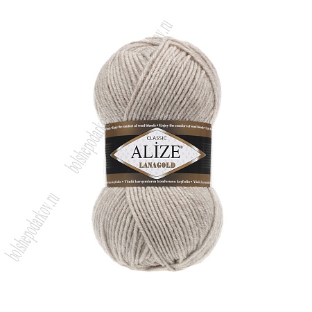 Пряжа &quot;Lana Gold&quot; 100 г*240 м (5 шт) беж меланж №152